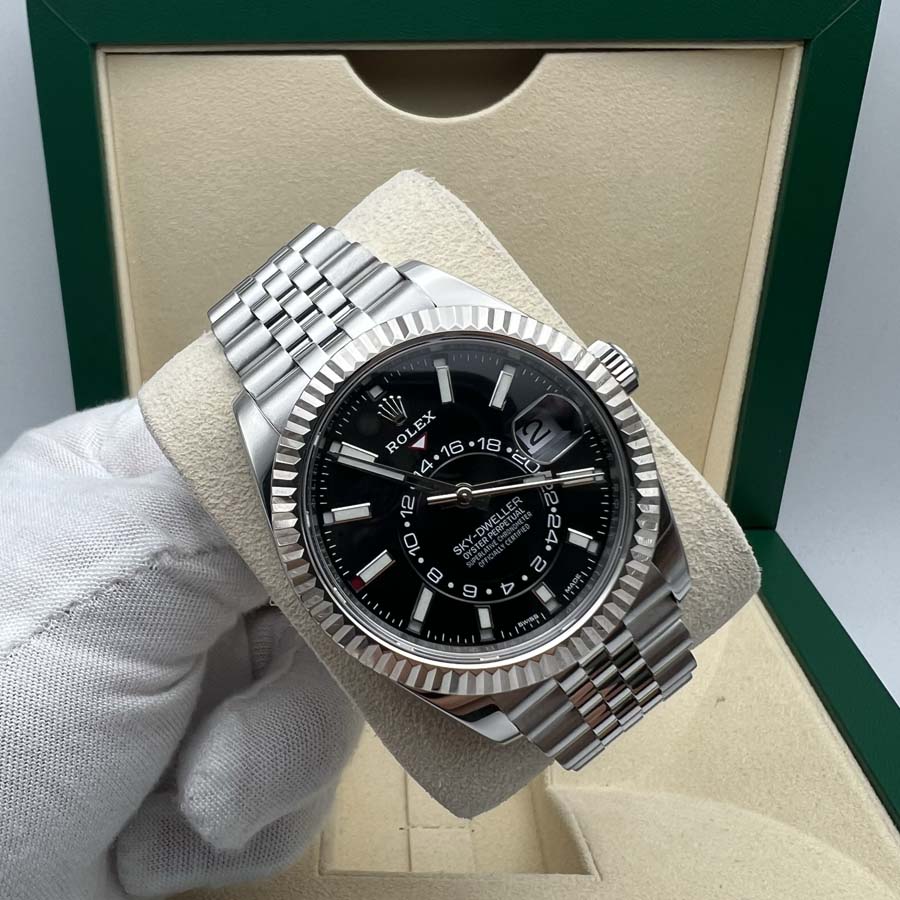 Rolex sky discount dweller black price