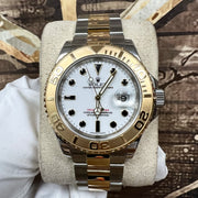 Rolex Yacht-Master 40 18K Yellow Gold & Stainless Steel 40mm 16623 White Dial