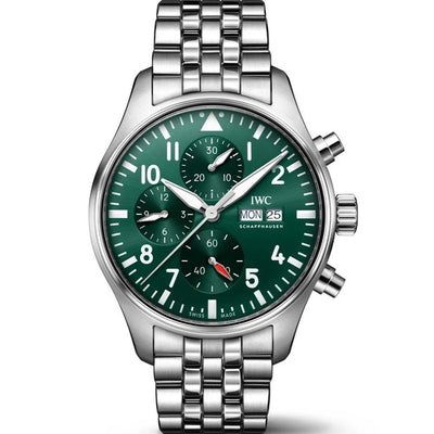 IWC Pilot's Chronograph IW378006 Green Dial