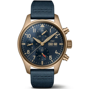 IWC Schaffhausen Pilot's Watch Chronograph 41mm IW388109 Blue Dial Pre-Owned