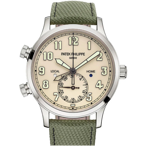 Patek Philippe Complications Ivory Dial Watch 5524G-010