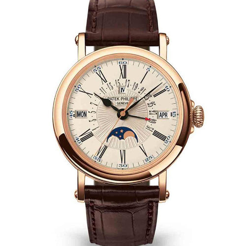 Patek Philippe Grand Complications Perpetual Calendar Moon Phase 38mm 5159R White Dial
