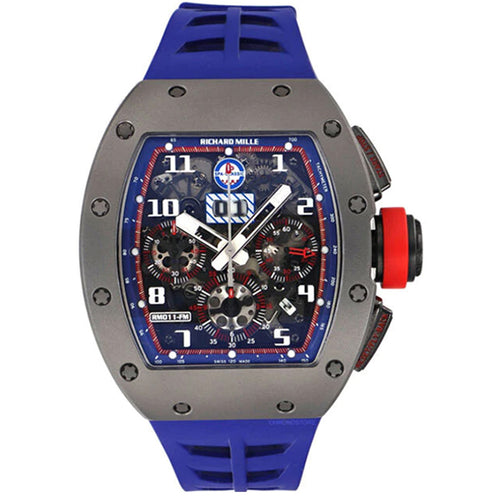 Richard Mille Chronograph RM11-FM Titanium "Spa Classic" 50mm Openworked Dial