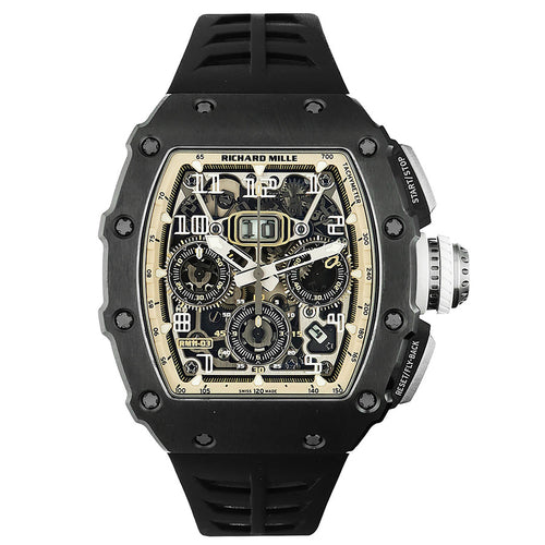 Richard Mille Chronograph RM11-03 "The Last Black Edition" 50mm Openworked Dial
