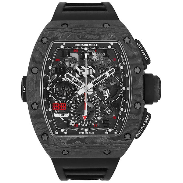 Pre-Owned Richard Mille Chronograph GMT Watch RM 11-02 FCT