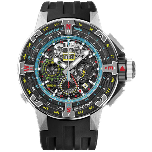 Richard Mille RM 60-01 Automatic Flyback Chronograph Les Voiles de St Barth Open-Work Dial