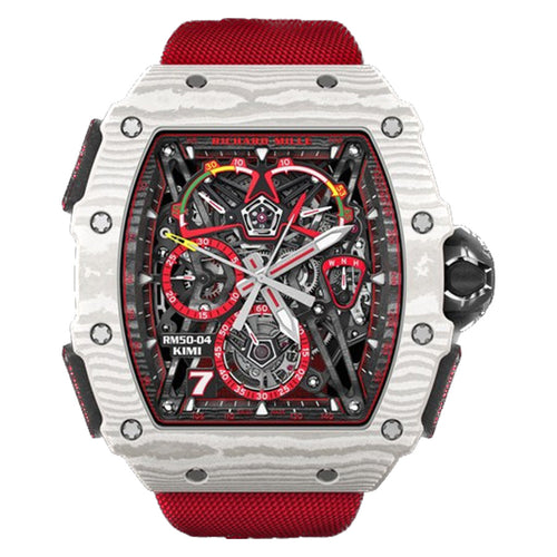 Richard Mille RM50-04 TOURBILLON CHRONOGRAPHE À RATTRAPANTE KIMI RÄIKKÖNEN 50mm Openworked Dial