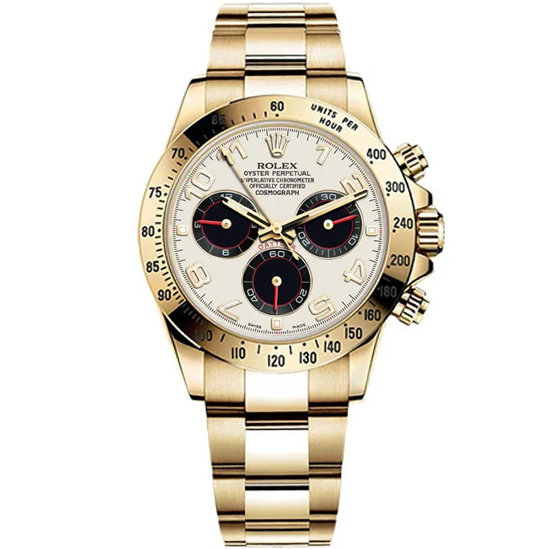Rolex Daytona Chronograph White Arabic Dial 116528