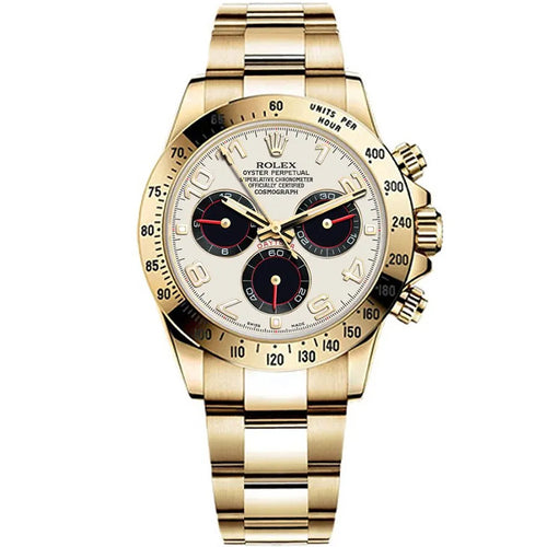 Rolex Daytona Chronograph White Arabic Dial 116528
