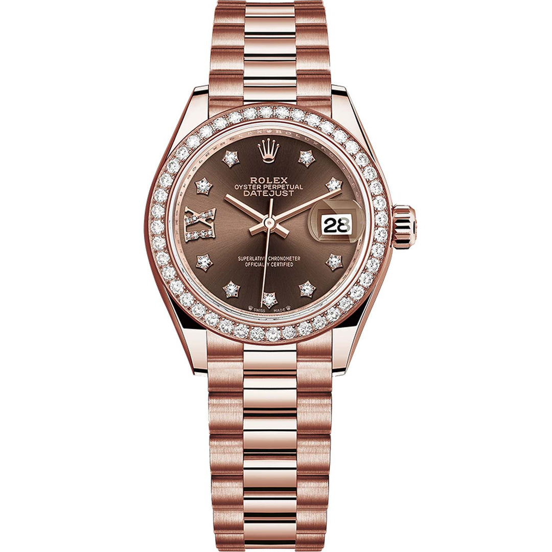 Shop Rolex Lady-Datejust Chocolate Dial 279135RBR | FCT