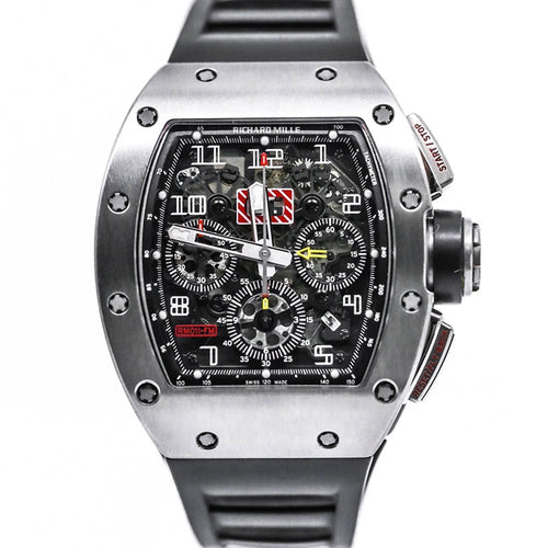 Richard Mille Chronograph RM11-FM Felipe Massa White Gold 50mm Openworked Dial