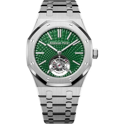 Audemars Piguet Royal Oak 26534TI.OO.1220TI.01 Selfwinding Flying Tourbillon Green Dial Limited Edition of 50
