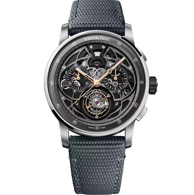 Audemars Piguet Code 11.59 Flying Tourbillon Chronograph 41mm Openworked Dial 26399NB