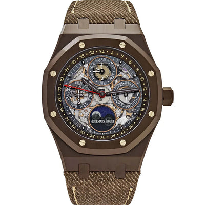 Audemars Piguet Royal Oak Perpetual Calendar 41mm Openworked Dial "Cactus Jack" 26585CM