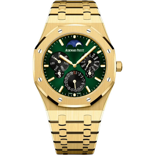 Audemars Piguet Royal Oak Perpetual Calendar RD2 Ultra-Thin 41mm Limited 50 Pieces Green Dial 26586BA