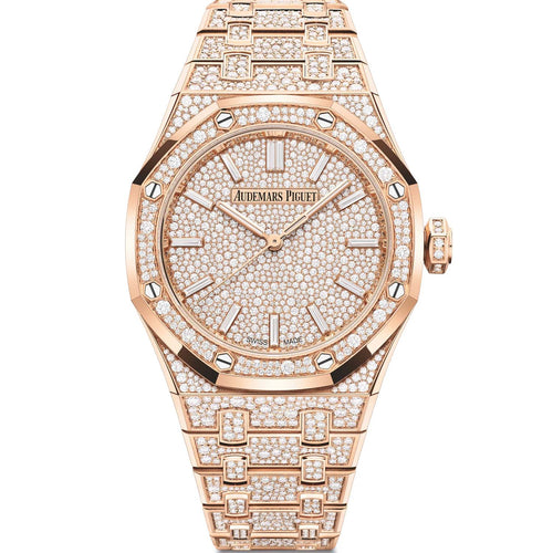 Audemars Piguet Royal Oak Selfwinding 37mm Rose Gold Diamond Dial 15552OR.ZZ.1358OR.01
