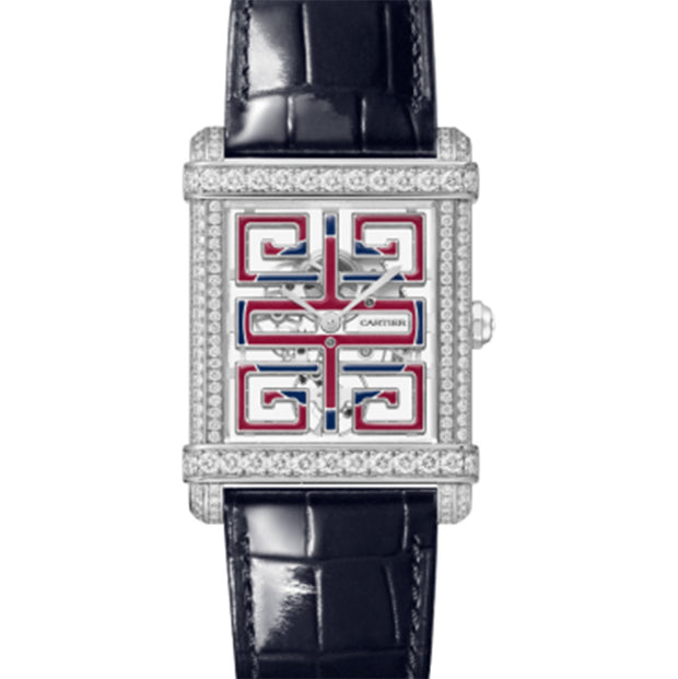 Cartier Tank Chinoise 39mm Openworked Dial HPI01507