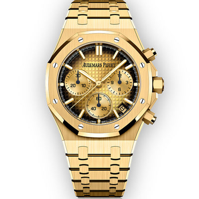 Audemars Piguet Royal Oak Self Winding Chronograph 26240BA 41mm Smoked Yellow Dial