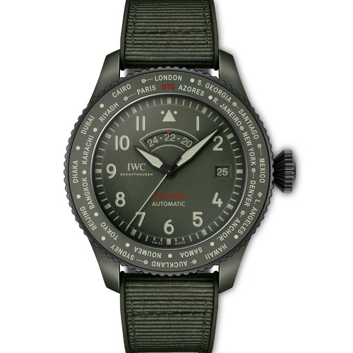 IWC PILOT’S TIMEZONER TOP GUN WOODLAND IW395601