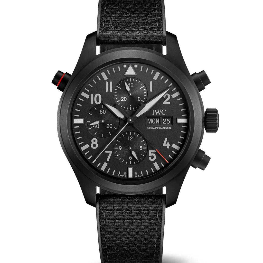 ＩＷＣ IWC Pilot's Watch Double Chronograph Top Gun Ceratanium Iw371815