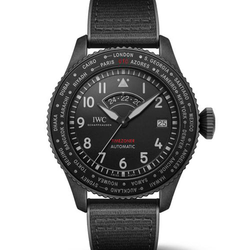 IWC PILOT'S WATCH TIMEZONER TOP GUN CERATANIUM IW395505