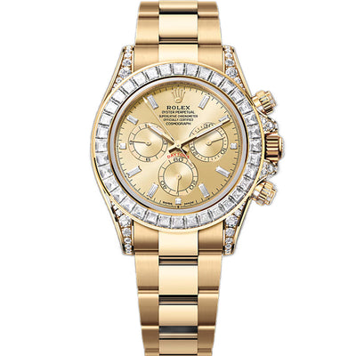 Rolex Cosmograph Daytona 40mm Diamond Yellow Gold Dial 126598TBR