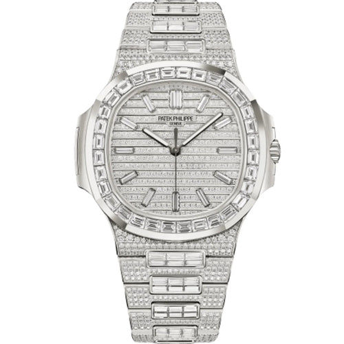 Patek Philippe Nautilus Self-Winding 41mm 5811/1460G-001 Baguette Diamond Dial