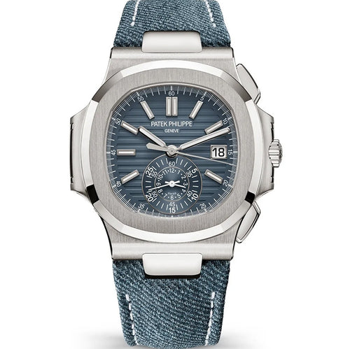 Patek Philippe Nautilus Chronograph 40mm 5980/60G-001 Blue Dial
