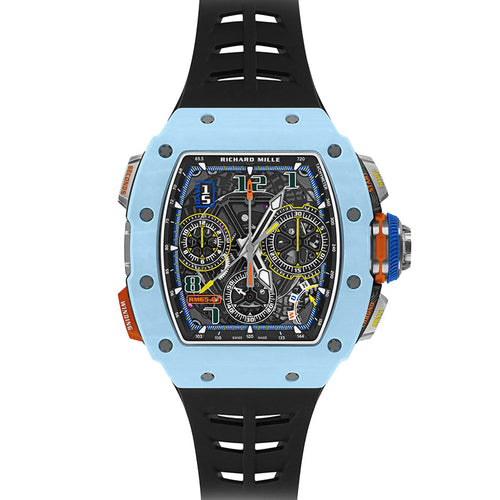 Richard Mille RM 65-01 Automatic Winding Split-Seconds Chronograph Pastel Blue Quartz TPT