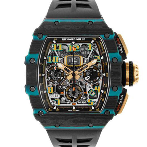 Richard Mille RM 11-03 'Ultimate Edition' Flyback Chronograph Carbon Turquoise Quartz TPT Limited Edition of 200