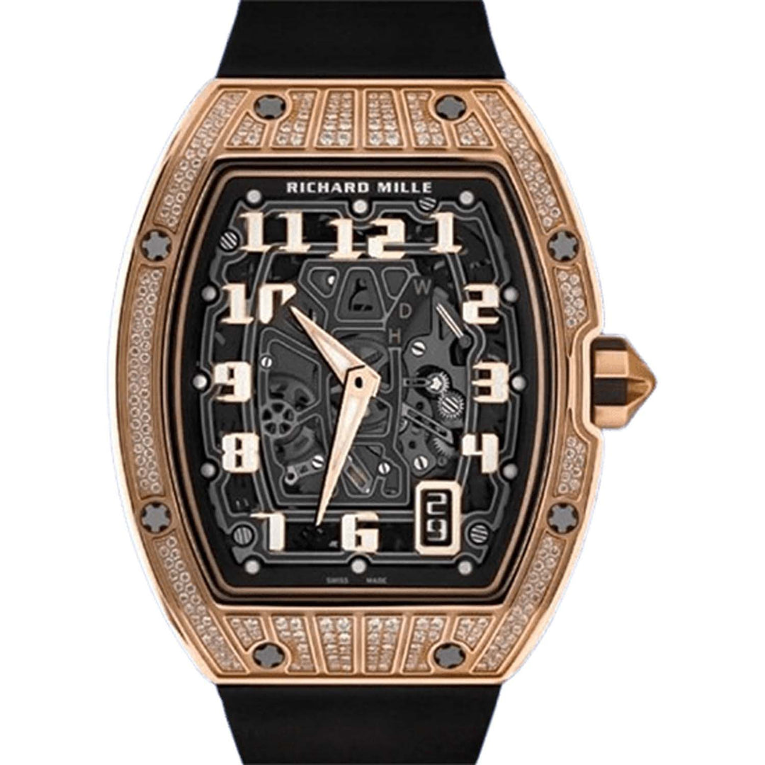 Rose Gold Montre Richard Mille Diamant Prix Bijoux Medusa Montre