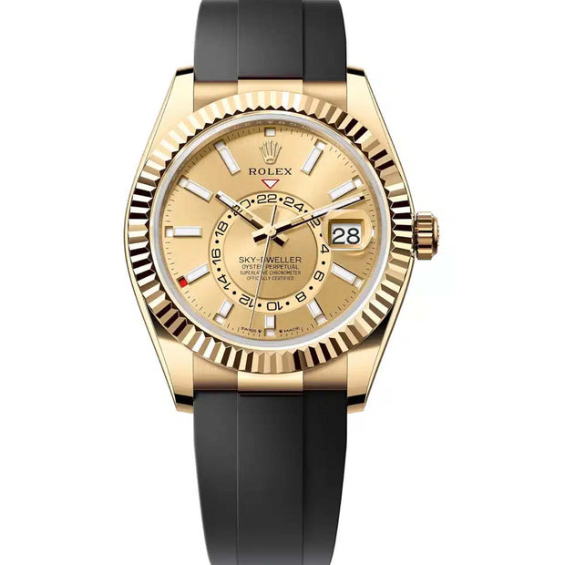Rolex Sky-Dweller 336238 Yellow Gold Champagne Dial Oyster-flex 2023