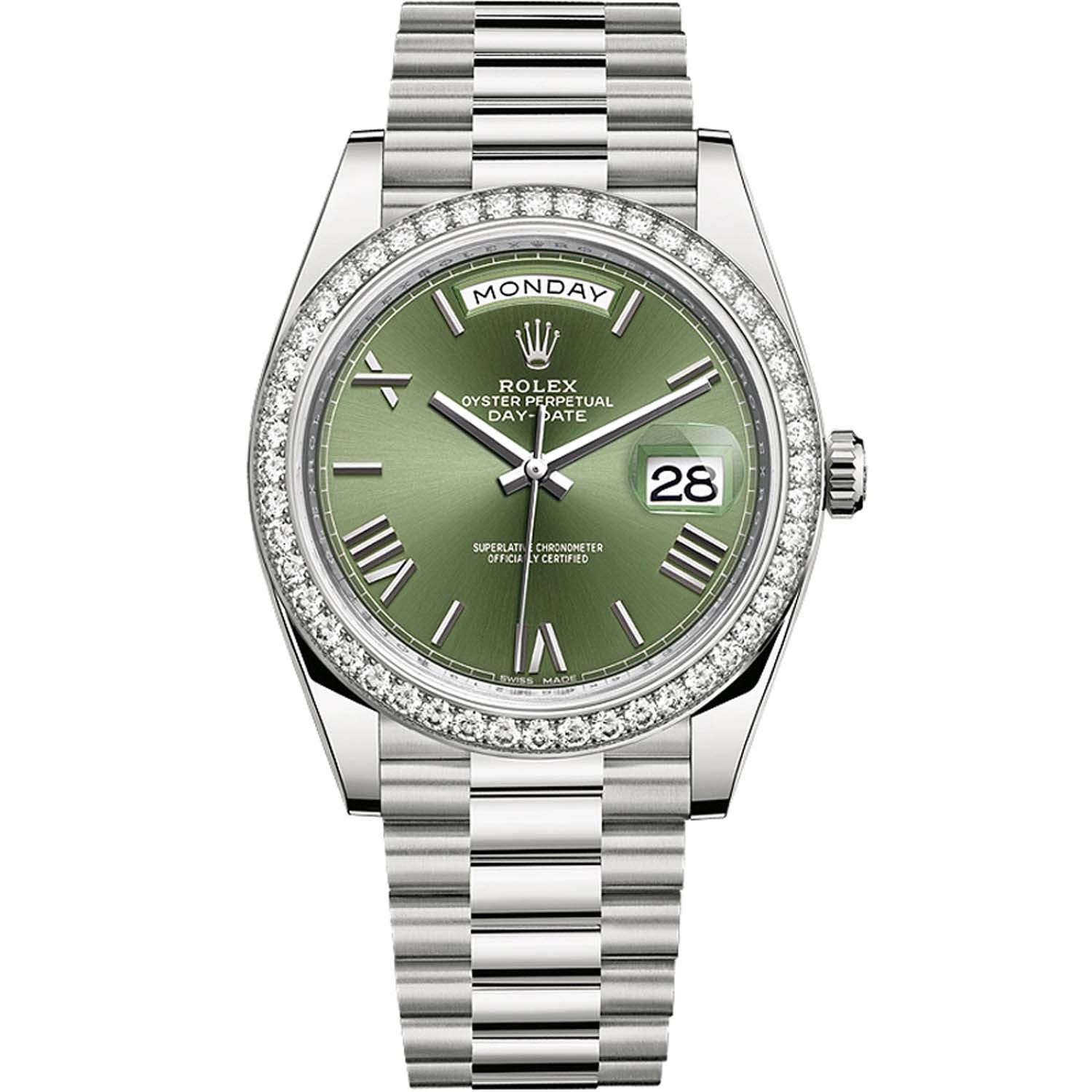 Rolex olive 2024 green dial