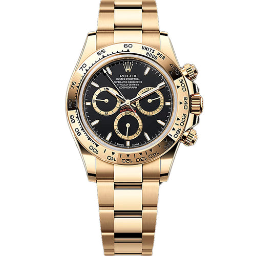 Rolex Daytona Yellow Gold Black Dial 126508
