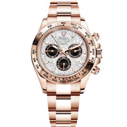 Rolex Daytona 40mm Rose Gold Meteorite Chronograph Dial Watch 116505