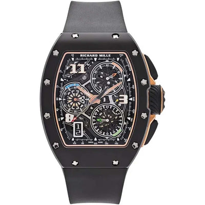 Richard Mille RM72-01 Black Ceramic Automatic Winding Lifestyle Flyback Chronograph