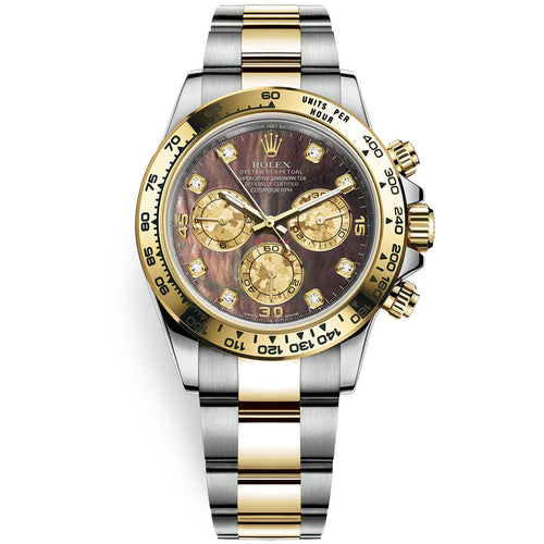 Rolex Daytona 40mm 116503 Black Mother Of Pearl Diamond Dial