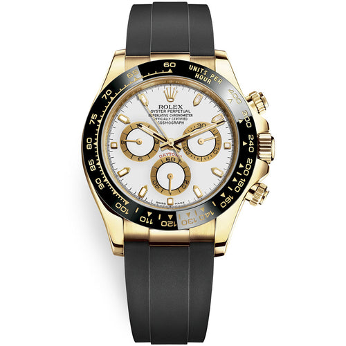 Rolex Daytona 40mm Oyster Flex 116518LN White Dial