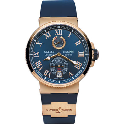 Ulysse Nardin Marine Chronometer Manufacture 43mm 1186-126-3/43 Blue Dial