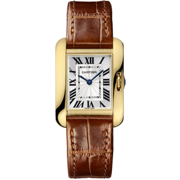 Cartier Tank Anglaise 30mm W5310028 Silver Dial