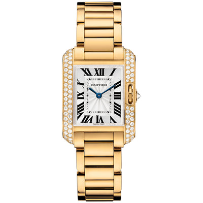 Cartier Tank Anglaise 30mm WT100005 Silver Dial