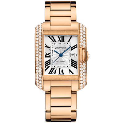 Cartier Tank Anglaise 39mm WT100003 Silver Dial