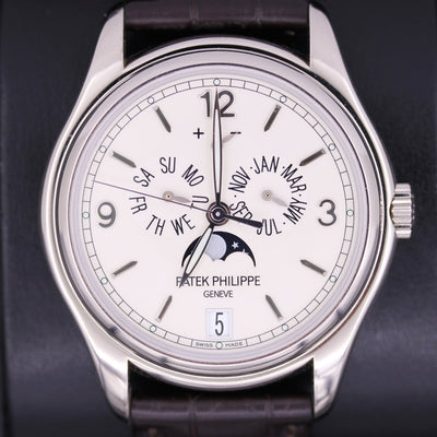 Patek Philippe Annual Calendar Complication 39mm 5146G Silver Dial Pre-Owned