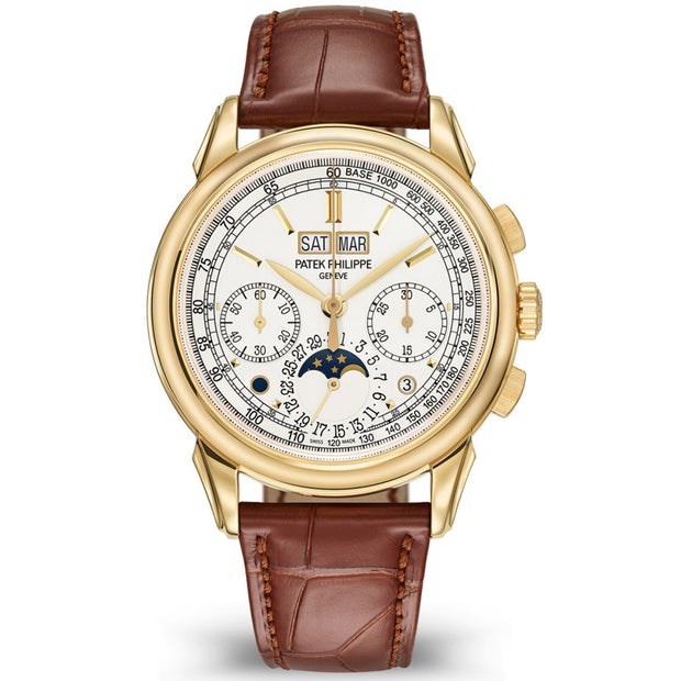 Patek Philippe Grand Complications Perpetual Calendar Chronograph 41mm 5270J Silver Dial - First Class Timepieces