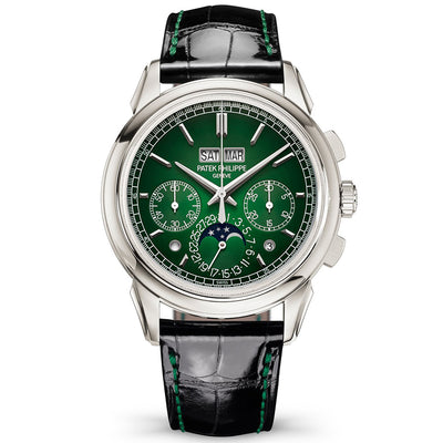 Patek Philippe Grand Complications Perpetual Calendar Chronograph 41mm 5270P Green Dial