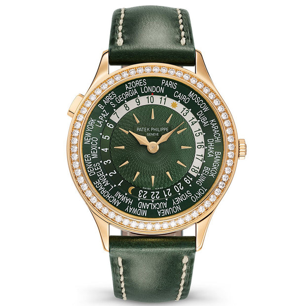 Patek Philippe World Time Complication 36mm 7130R-014 Olive Green Dial