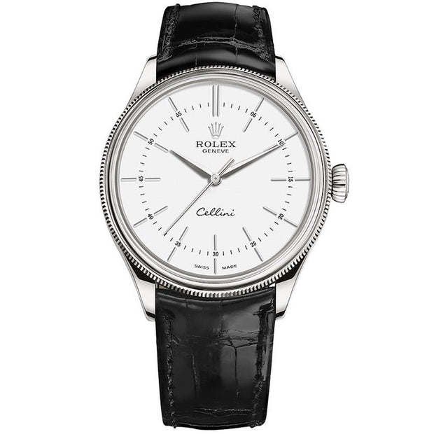 Rolex Cellini Time 39mm 50509 White Dial