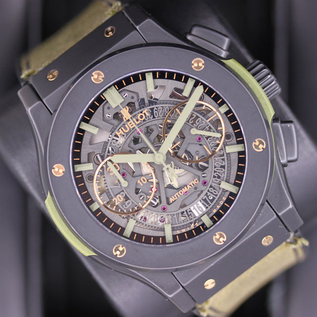 Hublot Special Edition Aerofusion "Hope For Our Warriors" 45mm 525.CI.0180.NR.HOW15 Overworked Dial Pre-Owned