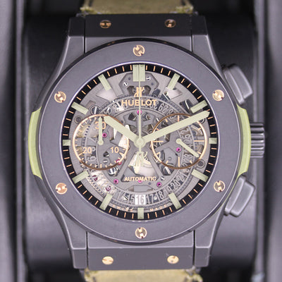 Hublot Special Edition Aerofusion "Hope For Our Warriors" 45mm 525.CI.0180.NR.HOW15 Overworked Dial Pre-Owned