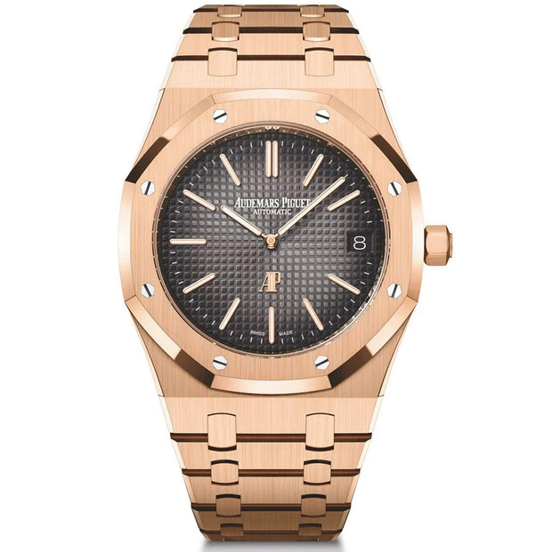 Audemars Piguet Royal Oak "Jumbo 50th Anniversary" Extra-Thin 39mm 16202OR.OO.1240OR.01 Smoked Grey Dial